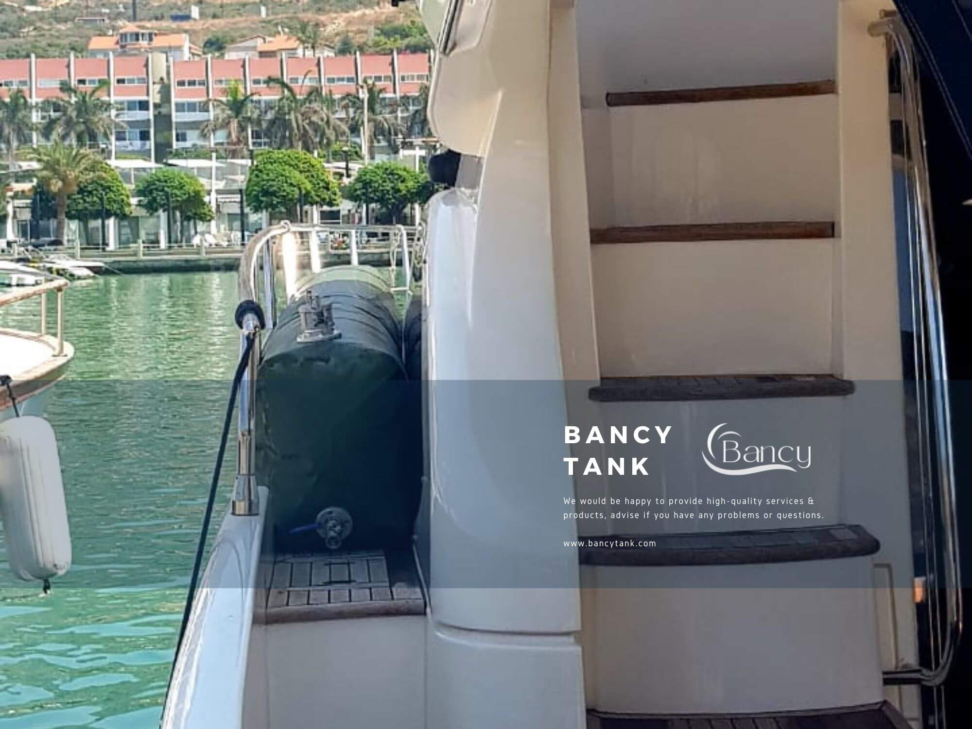 Yacht diesel storage bladder